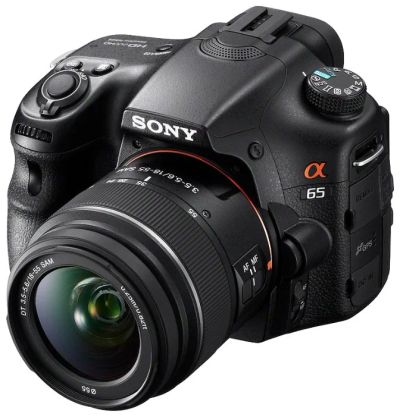 Лот: 10037969. Фото: 1. Sony Alpha SLT-A65 Kit 18-55mm... Цифровые зеркальные