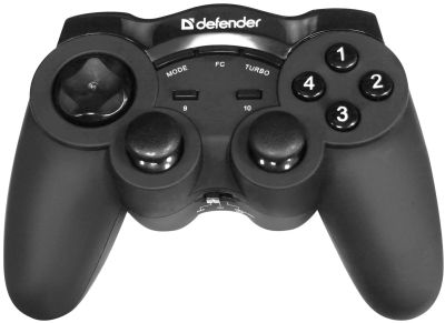 Лот: 6666120. Фото: 1. Геймпад Defender Game Racer Wireless... Рули, джойстики