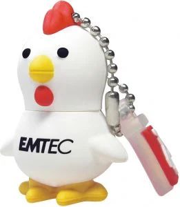 Лот: 4230995. Фото: 1. Флешка USB 8 ГБ EMTEC M320 Chicken... USB-флеш карты