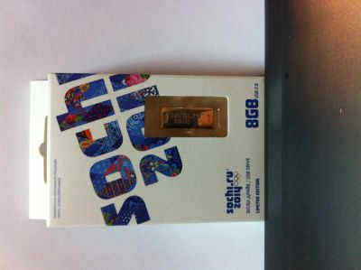 Лот: 3745415. Фото: 1. Юбилейная usb влэшкарта 8GB. USB-флеш карты