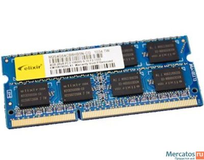 Лот: 5349234. Фото: 1. Elixir 4Гб DDR3-1600 SO-DIMM. Оперативная память