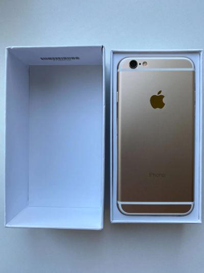Лот: 25068535. Фото: 1. iPhone 6 Gold состояние нового... Смартфоны