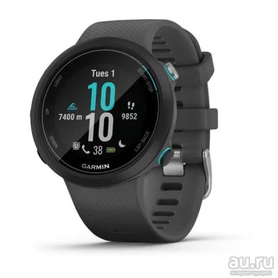 Лот: 15785570. Фото: 1. Garmin Swim 2 Черные часы для... Плавание