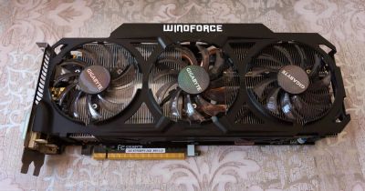 Лот: 9834152. Фото: 1. Видеокарта Gigabyte GeForce GTX... Видеокарты