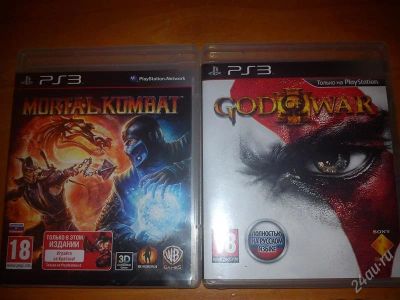 Лот: 1142074. Фото: 1. God of War 3 & Mortal Kombat. Игры для консолей
