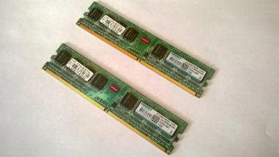 Лот: 3642597. Фото: 1. Kingmax DDR2 667 1GB DIMM 2шт. Оперативная память