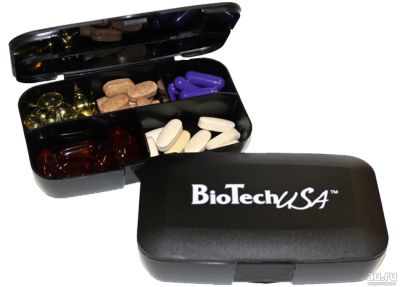 Лот: 8710110. Фото: 1. Таблетница от BioTech ( Аксессуары... Спортивное питание, витамины