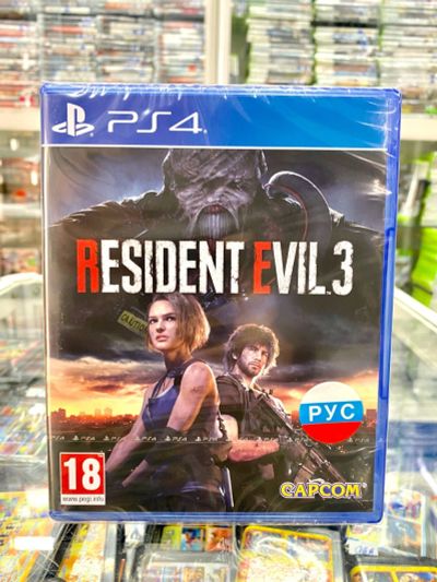 Лот: 17503865. Фото: 1. Resident Evil 3 игра на ps 4 Новый... Игры для консолей