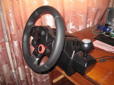 Лот: 2387132. Фото: 1. Руль Logitech Driving Force GT... Рули, джойстики