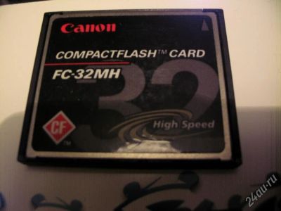 Лот: 44027. Фото: 1. Карта памяти Compactflesh 32mb. Красноярск