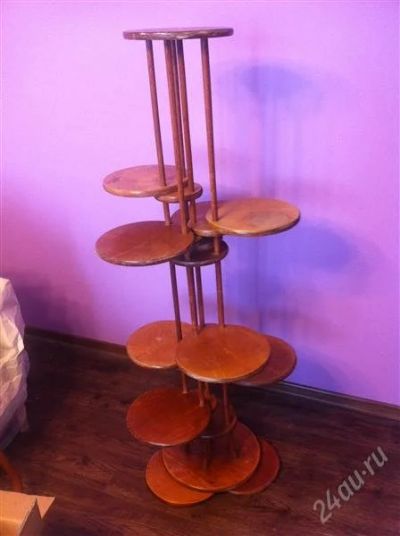 Лот: 1132402. Фото: 1. подставка под цветы из массива... Другое (домашний быт)