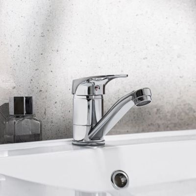 Лот: 24094502. Фото: 1. Смеситель для раковины, РМС, короткий... Смесители