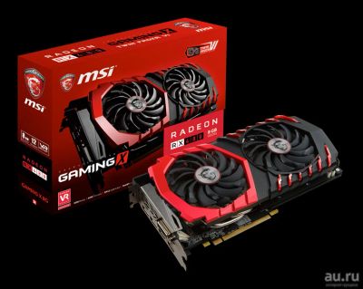 Лот: 18571486. Фото: 1. MSI Radeon RX 480 8gb gaming X. Видеокарты