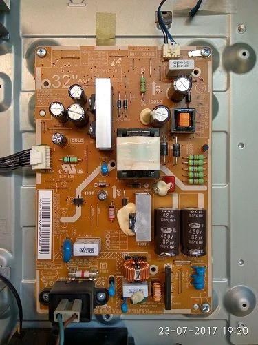 Лот: 10125239. Фото: 1. psu BN44-00493B tv Samsung UE32EH5307K. Запчасти для телевизоров, видеотехники, аудиотехники