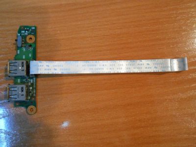 Лот: 7482950. Фото: 1. Плата usb портов для ноутбука... Платы расширения, контроллеры, доп. порты