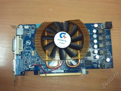 Лот: 548021. Фото: 1. Видеокарта Gigabyte PCI-E NV GV-NX88T512HP... Видеокарты