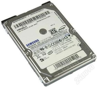 Лот: 1626252. Фото: 1. 2.5" 80Gb Samsung (HM080JI) SATA150... Жёсткие диски (HDD)
