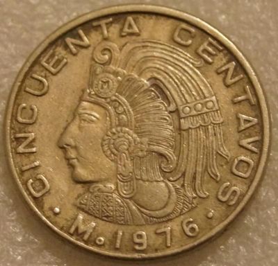 Лот: 8215402. Фото: 1. 50 сентаво 1976 Мексика. Америка