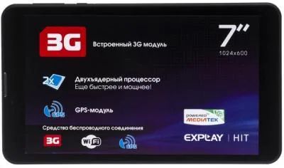 Лот: 4397693. Фото: 1. Планшет explay Hit 3G. Другое (смартфоны, связь, навигация)