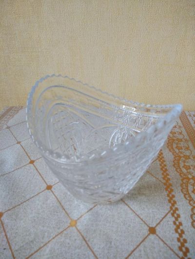 Лот: 10953235. Фото: 1. Хрустальный салатник. Тарелки, блюда, салатники