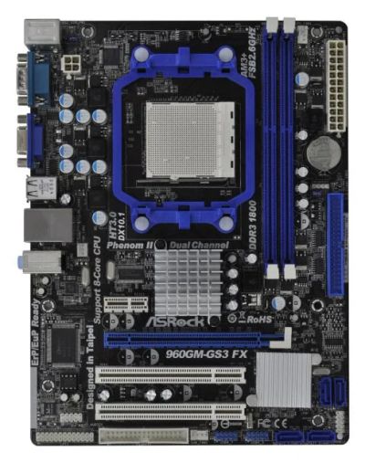 Лот: 16771540. Фото: 1. Материнская плата AM3+ ASRock... Материнские платы