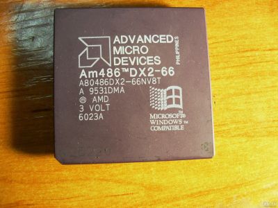 Лот: 13643868. Фото: 1. процессор 486DX2-66 раритет рабочий. Процессоры
