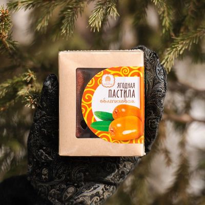 Лот: 10108185. Фото: 1. пастила облепиховая. Ягоды, орехи