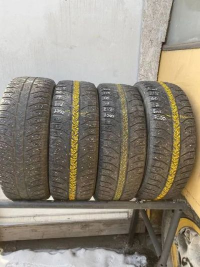 Лот: 25028966. Фото: 1. (4шт) 215-60-17 Bridgestone Ice... Шины