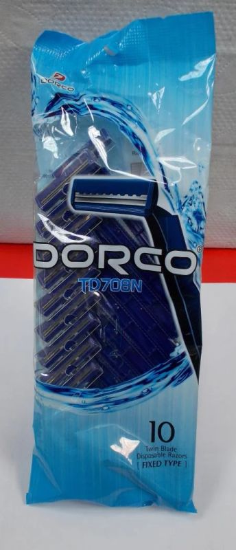 Лот: 7896219. Фото: 1. DORCO TD708N-10P набор одноразовых... Бритвенные станки и лезвия
