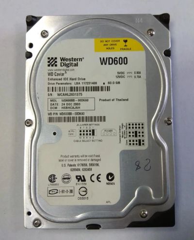 Лот: 11344904. Фото: 1. Жесткий диск WD WD600BB-00DKA0... Жёсткие диски