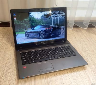 Лот: 18039524. Фото: 1. 4х-ядерный Acer 7750G AMD A8-3500M... Ноутбуки