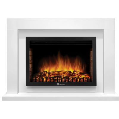 Лот: 19043001. Фото: 1. Портал Simple Electrolux 25 белый. Камины, печи-камины