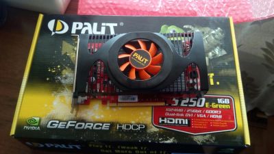 Лот: 8271836. Фото: 1. Palit GeForce GTS 250. Видеокарты