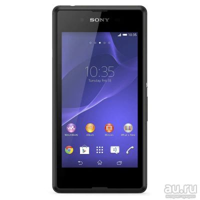 Лот: 17216531. Фото: 1. Телефон Sony Xperia E3 D2203 Black. Дисплеи, дисплейные модули, тачскрины