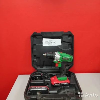 Лот: 18048618. Фото: 1. Дрель-шуруповерт аккумуляторная... Электроинструмент