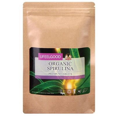 Лот: 23732672. Фото: 1. Ufeelgood Спирулина прессованная... Лекарства