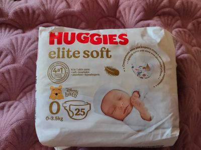 Лот: 20043936. Фото: 1. Памперсы huggies elite soft (0-3... Детская гигиена