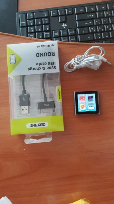 Лот: 6319840. Фото: 1. Ipod nano 6. 16gb. Graphite. Плееры