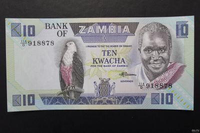 Лот: 13024808. Фото: 1. (85) Замбия 10 квача 1986 - 1988... Африка