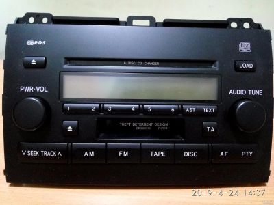 Лот: 13703311. Фото: 1. Штатная магнитола на Land Cruiser... Автомагнитолы