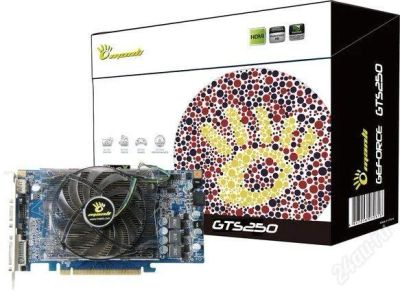 Лот: 1792443. Фото: 1. Видеокарта Manli Geforce GTS 250. Видеокарты
