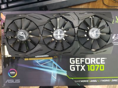 Лот: 11854743. Фото: 1. GTX 1070 Asus Strix. Гарантия... Видеокарты