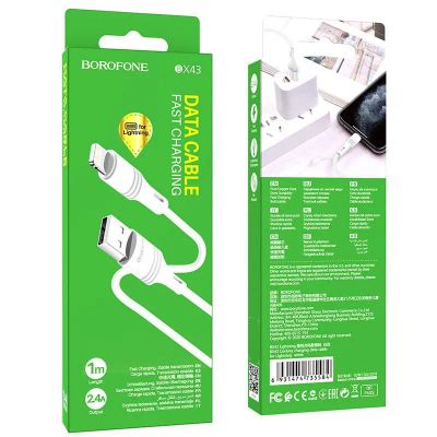 Лот: 22147881. Фото: 1. Кабель BOROFONE Lighting BX-43... Дата-кабели, переходники
