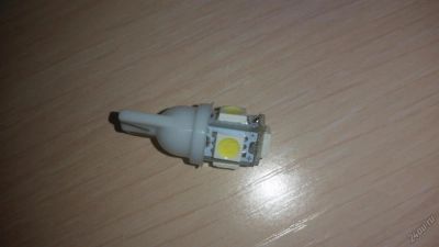 Лот: 5623326. Фото: 1. LED T10 W5W 5 SMD5050 яркая светодиодная... Оптика и освещение