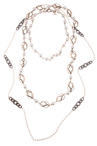 Лот: 19628887. Фото: 1. Ожерелье жемчужное Max Mara (intrend... Комплекты изделий