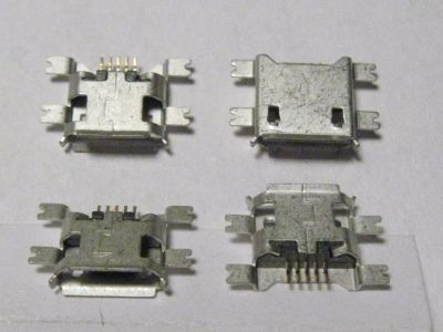 Лот: 3451317. Фото: 1. Разъем microUSB US-1204 (5 pin... Шлейфы, кабели, переходники