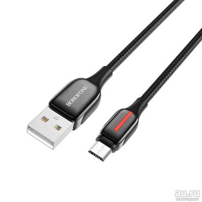 Лот: 17409763. Фото: 1. USB кабель microUSB Borofone BU14... Дата-кабели, переходники