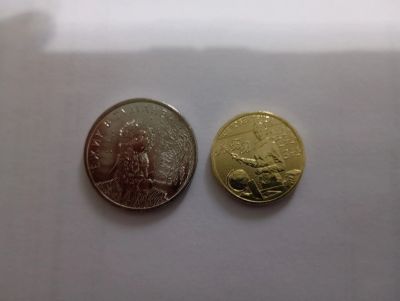 Лот: 24256940. Фото: 1. 25 рублей Ежик в тумане+10 рублей... Россия после 1991 года