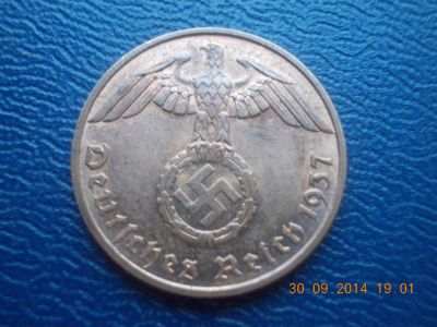 Лот: 4564961. Фото: 1. Германия 1 пфенниг 1937 год... Германия и Австрия