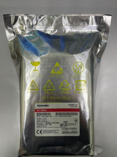 Лот: 20016364. Фото: 1. Жесткий диск Toshiba P300 1tb. Жёсткие диски (HDD)